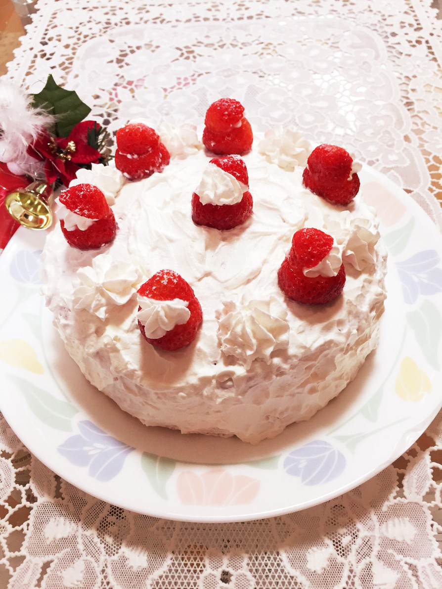 節約！簡単☆クリスマスケーキ☆の画像