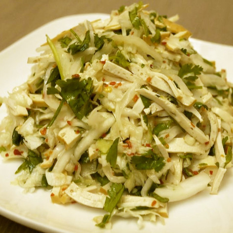本格台湾料理→白菜サラダ