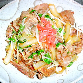 食物繊維たっぷりホワイトセロリすき焼き風
