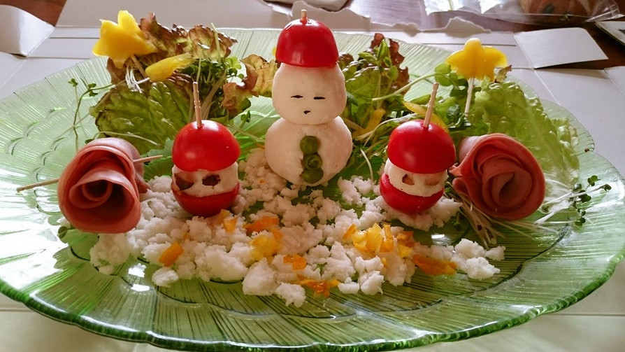 ホワイトクリスマス☆サラダの画像