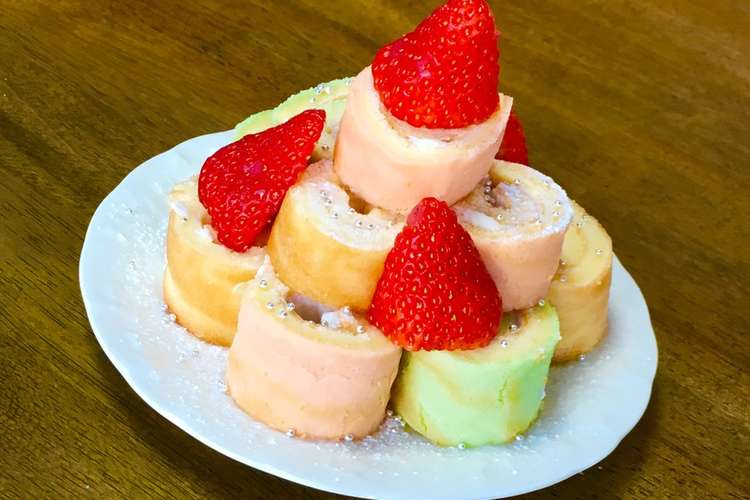 ぷちロールケーキ レシピ 作り方 By ぺっきー クックパッド