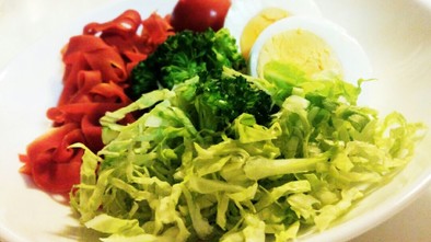 まるで春キャベツ♡白菜の千切りサラダの写真