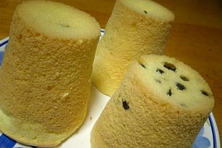 ふんわり 紙コップで簡単シフォンケーキ レシピ 作り方 By あんえみママ クックパッド 簡単おいしいみんなのレシピが355万品