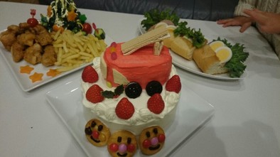 消防車☆ケーキ☆の写真