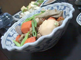 筑前煮(がめ煮)。お正月の定番メニュー