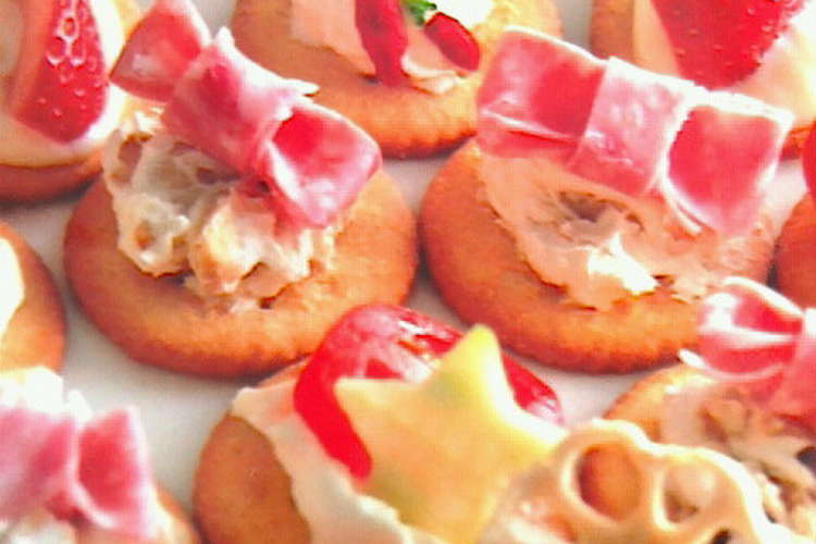 子どもも喜ぶ 簡単クリスマスカナッペ レシピ 作り方 By 桃のやさしい薫り クックパッド 簡単おいしいみんなのレシピが351万品