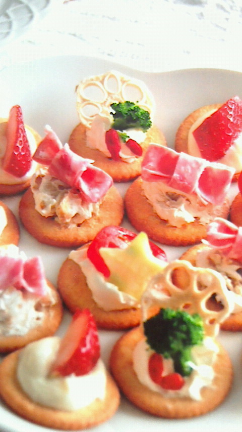 簡単ハリネズミのカナッペ串レシピ