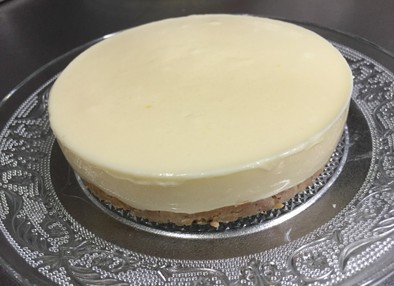 レアチーズケーキ風ヨーグルトケーキの写真
