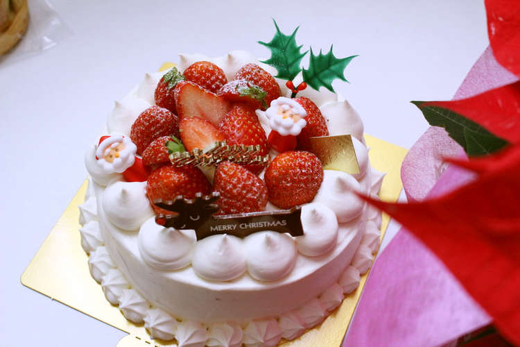 イチゴのクリスマスケーキ レシピ 作り方 By ピンクナパージュ クックパッド