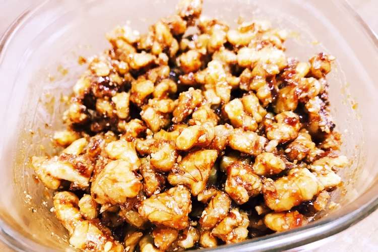 クルミの甘味噌和え 脳にも良いオカズ レシピ 作り方 By ももえんて クックパッド 簡単おいしいみんなのレシピが357万品