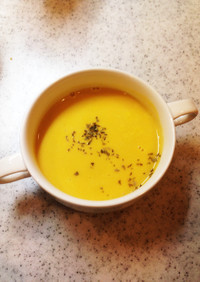 ブレンダーで簡単！濃厚豆乳かぼちゃスープ