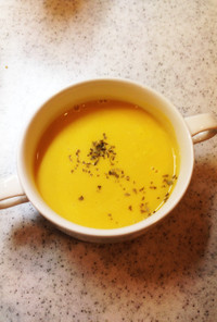 ブレンダーで簡単！濃厚豆乳かぼちゃスープ