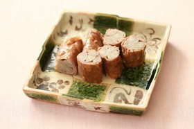 しょうゆ糀で旨みたっぷり!牛肉の八幡巻