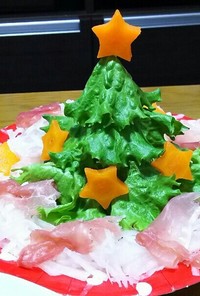 クリスマス☆パーティーにツリーサラダ