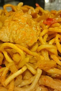 [中華麺アレンジ]カレー焼きそば