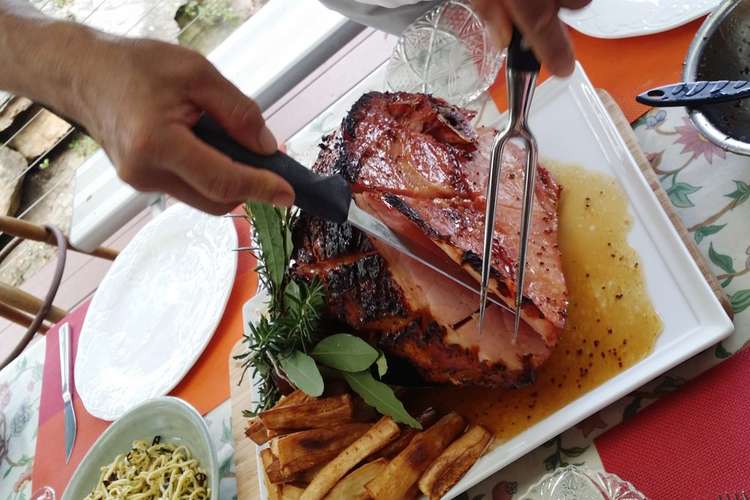 骨付きハムのロ スト レシピ 作り方 By Sumiba クックパッド