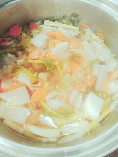 超簡単☆野菜スープの写真