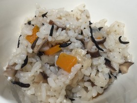 離乳食後期★しいたけ炊き込み御飯