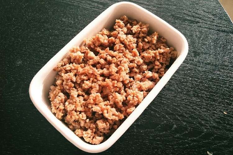 万能作りおき豚挽き肉のそぼろ レシピ 作り方 By Marimo6674 クックパッド 簡単おいしいみんなのレシピが352万品