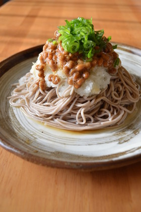 簡単ランチ☆納豆おろしそば