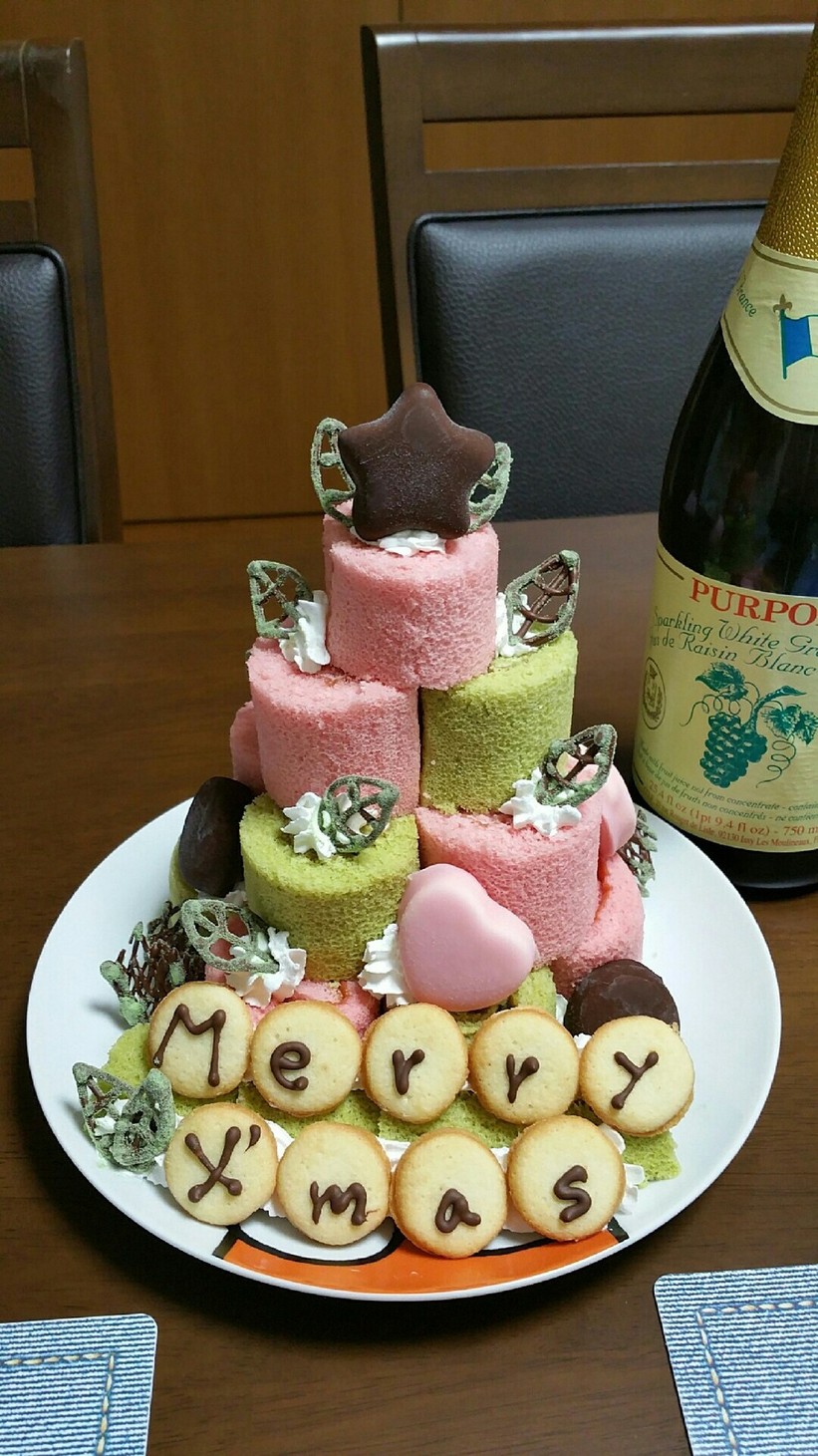 簡単クリスマスケーキ♡の画像