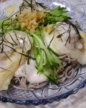 揚げ餅おろし蕎麦♪