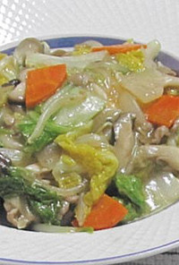 豆腐、野菜アンカケ