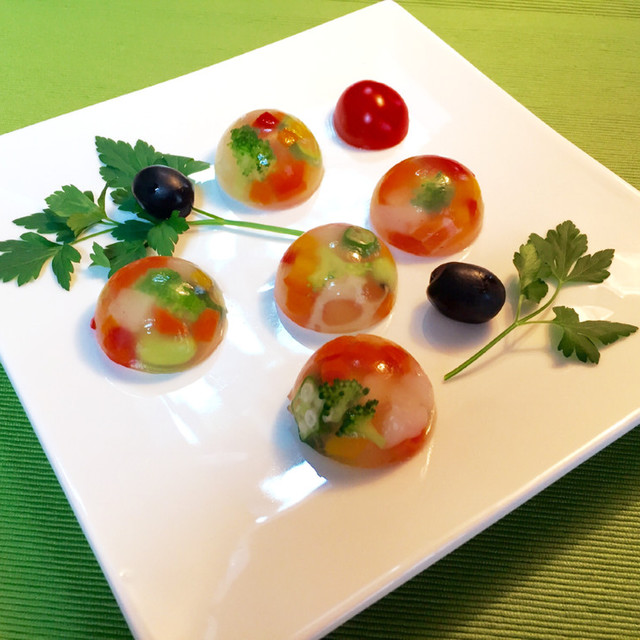 たこ焼き器で簡単可愛い 野菜のテリーヌ レシピ 作り方 By ひれみ クックパッド 簡単おいしいみんなのレシピが370万品