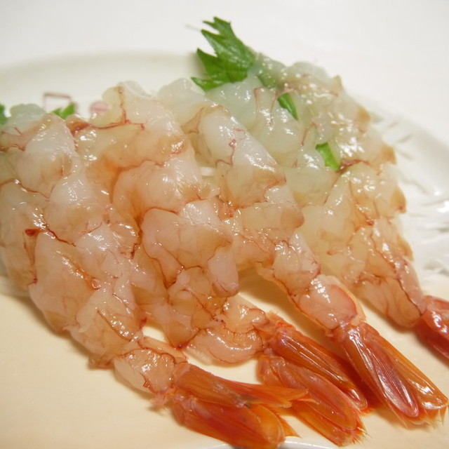 甘み引き立つ 赤えびお刺身 捌き方有 レシピ 作り方 By はまち クックパッド 簡単おいしいみんなのレシピが356万品