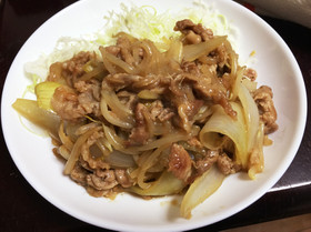 もやしでかさ増しぶたの生姜焼き