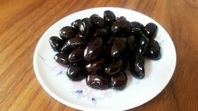 重曹なし圧力鍋で♪我が家の甘さ控えめ黒豆