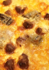 自宅で簡単 本格生地の4種のチーズピザ