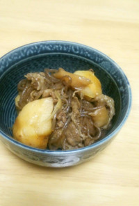 リメイク☆すき焼き風里芋の煮物