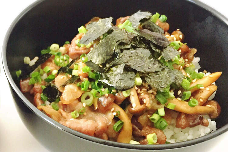 すき焼きのタレだけで 簡単 絶品豚丼 レシピ 作り方 By Kayudamaya クックパッド 簡単おいしいみんなのレシピが352万品