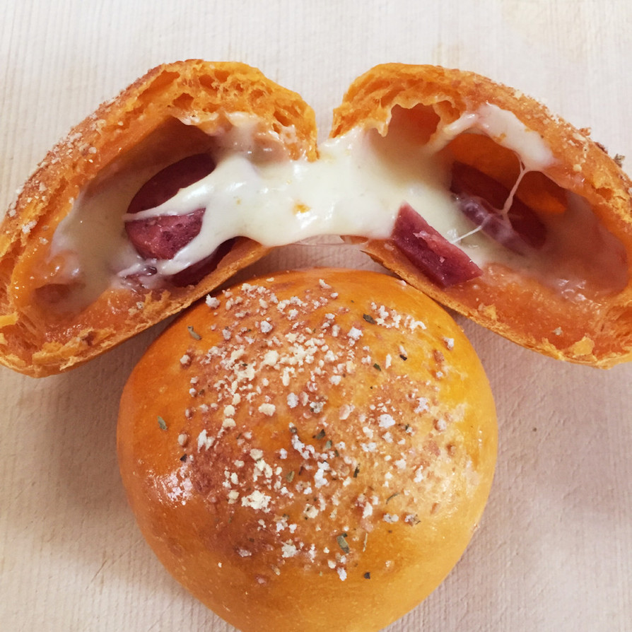 プレスペパロニピザパーティーロールのレシピ