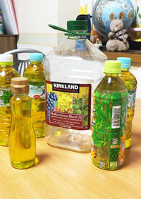 裏技☆油や液体調味料の小分け保存法