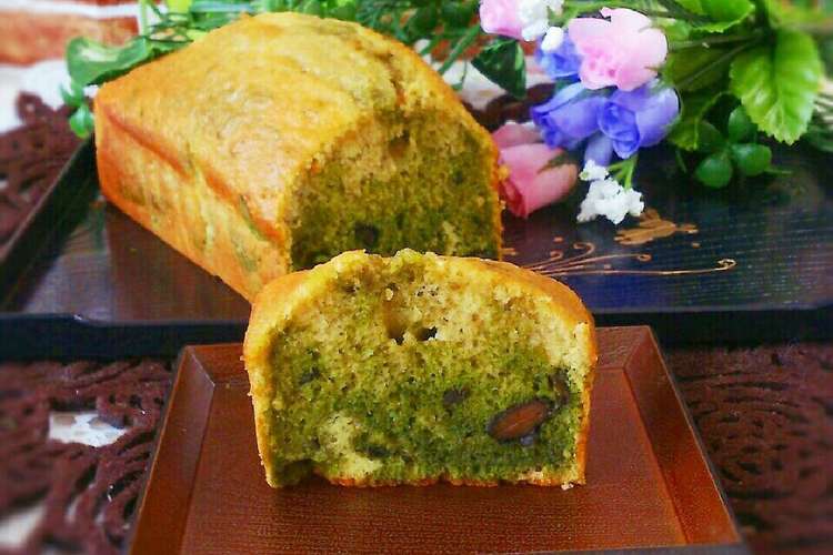 抹茶と黒豆の マーブルパウンドケーキ レシピ 作り方 By Maron クックパッド