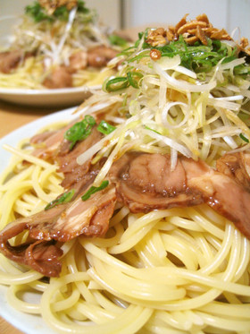ネギチャーシューパスタ