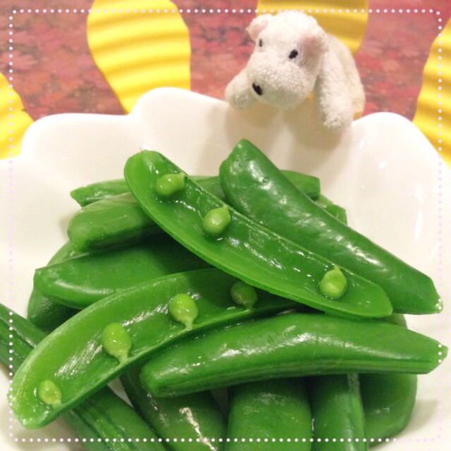 2分でシャキッ スナップえんどう レシピ 作り方 By みるはんぬ クックパッド 簡単おいしいみんなのレシピが376万品