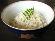 鯛とたけのこのおいしいご飯の写真