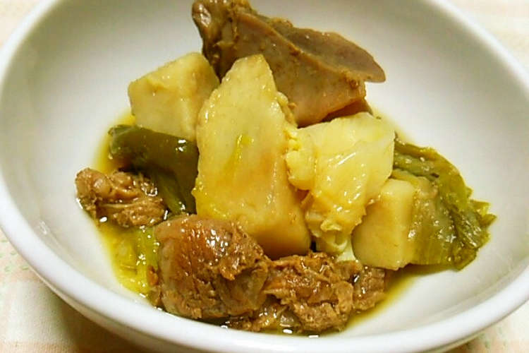 冷凍保存に便利 牛すじと里芋と長葱の煮物 レシピ 作り方 By ポテチ犬 クックパッド