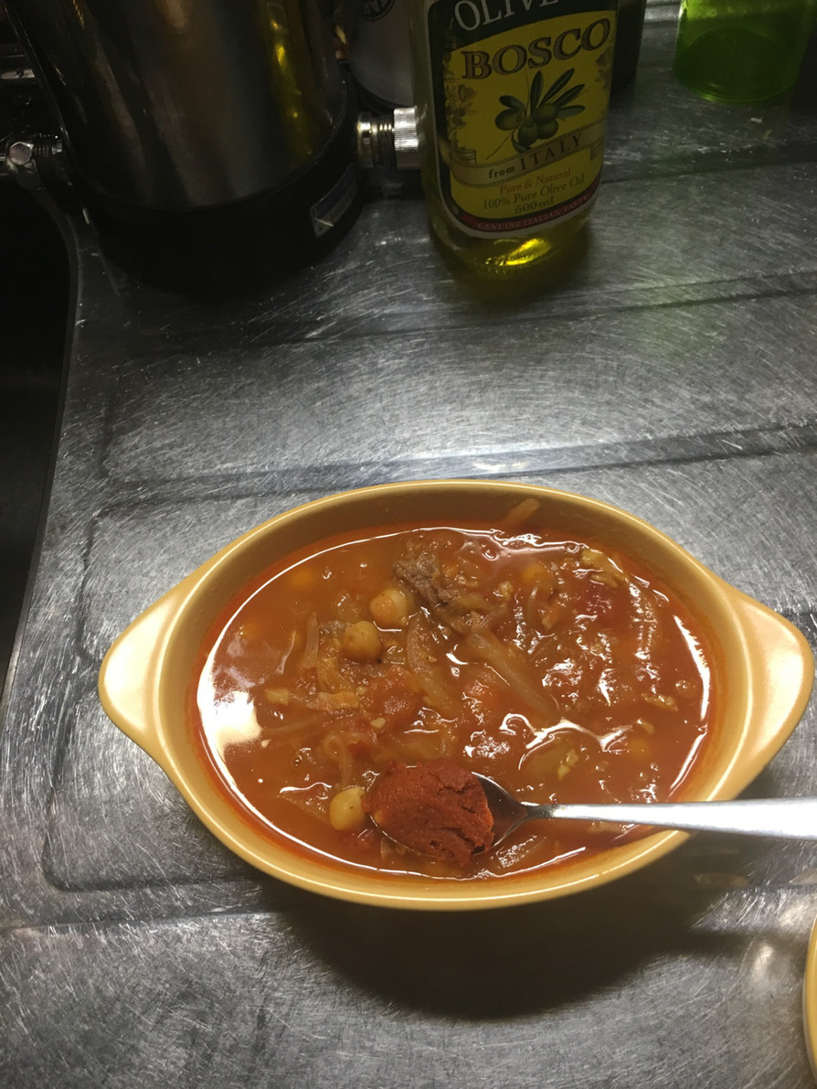 モロッコ風トマトスープ『ハリラ』の画像