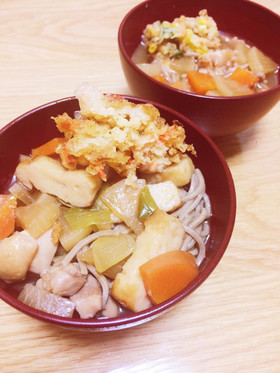 野菜たっぷり鶏肉そば