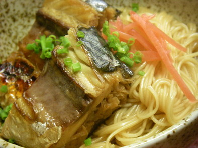 長浜曳山祭りに作る焼き鯖そうめんの写真