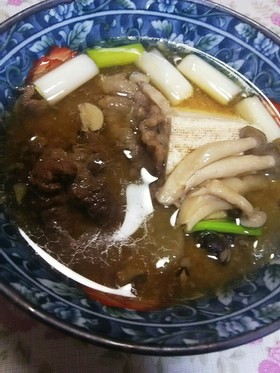 ジビエ鍋の王道!体ぽかぽか熊鍋♪