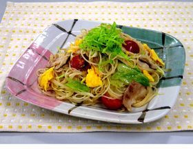 夏野菜のピリ辛焼ビーフン