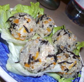 ☆ぉかずなぉ奴☆蓮根野菜ボール