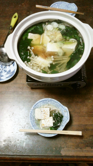 テキトー変わり湯豆腐の写真