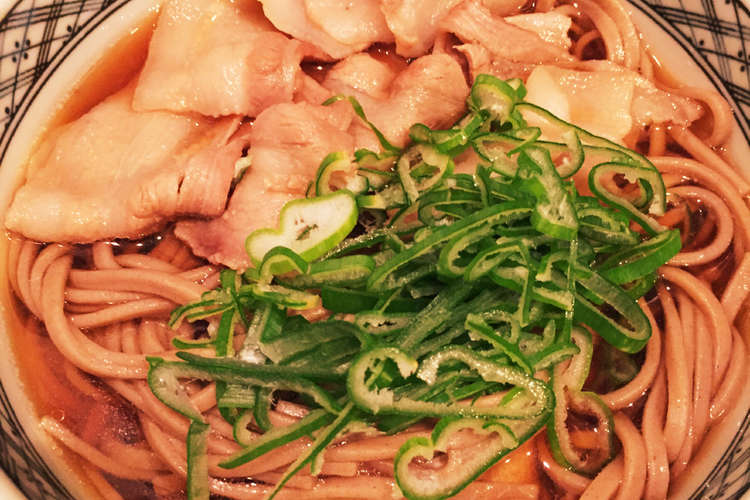 料理上手の母直伝 肉そば 肉うどん レシピ 作り方 By ゆたまま クックパッド