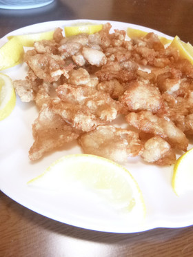 鶏皮のかりかり揚げ 山賊焼き風味